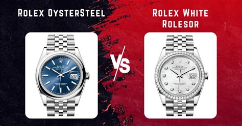 rolex oystersteel|rolex oystersteel vs white rolesor.